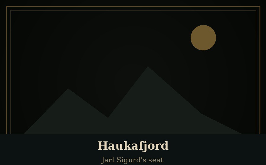Haukafjord on the Norwegian coast